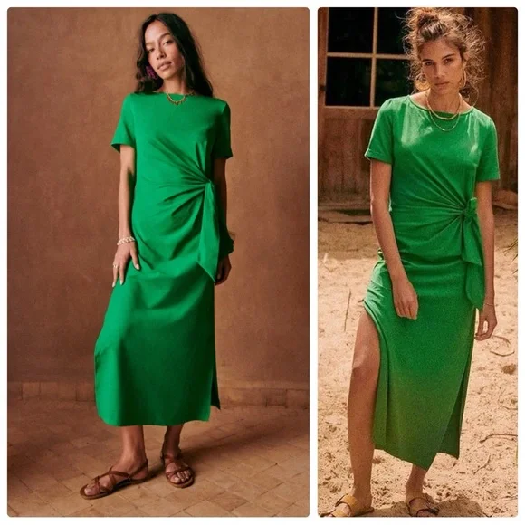 Sezane | Dresses | Sezane Robe Pippa Midi Dress In Green Size Small | Poshmark Sezane | Dresses | Sezane Robe Pippa Midi Dress In Green Size Small | Poshmark